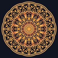 Decorative elements luxury ornament pattern gradient mandala design vector