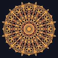 Decorative elements luxury ornament pattern gradient mandala design vector
