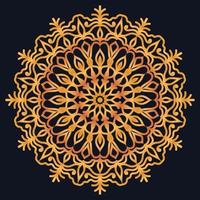 Decorative elements luxury ornament pattern gradient mandala design vector