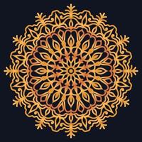 Decorative elements luxury ornament pattern gradient mandala design vector