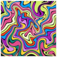 Liquid Paint Marbling Effect, Abstract background. An abstract colorful psychedelic wavy background. vector