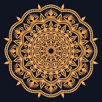Decorative elements luxury ornament pattern gradient mandala design vector