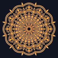 Decorative elements luxury ornament pattern gradient mandala design vector