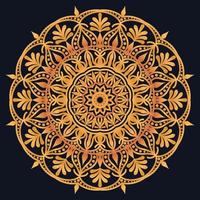 Decorative elements luxury ornament pattern gradient mandala design vector