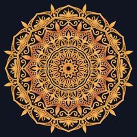 Decorative elements luxury ornament pattern gradient mandala design vector