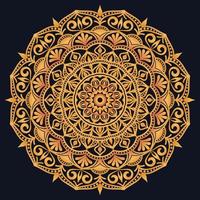 Decorative elements luxury ornament pattern gradient mandala design vector