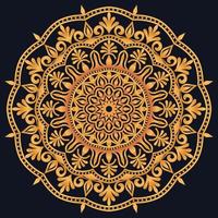 Decorative elements luxury ornament pattern gradient mandala design vector