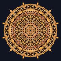 Decorative elements luxury ornament pattern gradient mandala design vector