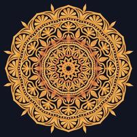 Decorative elements luxury ornament pattern gradient mandala design vector