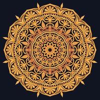 Decorative elements luxury ornament pattern gradient mandala design vector