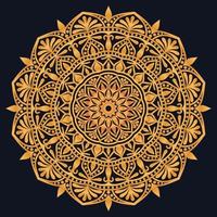 Decorative elements luxury ornament pattern gradient mandala design vector