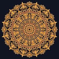 Decorative elements luxury ornament pattern gradient mandala design vector