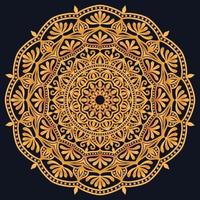 Decorative elements luxury ornament pattern gradient mandala design vector