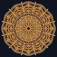 Decorative elements luxury ornament pattern gradient mandala design vector