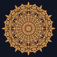 Decorative elements luxury ornament pattern gradient mandala design vector