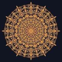 Decorative elements luxury ornament pattern gradient mandala design vector