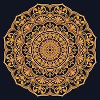 Decorative elements luxury ornament pattern gradient mandala design vector