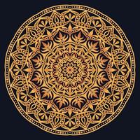 Decorative elements luxury ornament pattern gradient mandala design vector