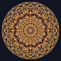 Decorative elements luxury ornament pattern gradient mandala design vector