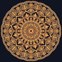 Decorative elements luxury ornament pattern gradient mandala design vector