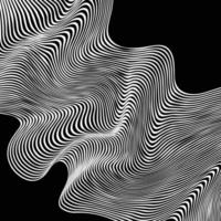 Abstract white wave lines background. vector