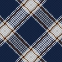Tartan Plaid With Vintage Color Pattern. vector