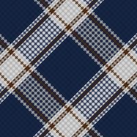 Tartan Plaid With Vintage Color Pattern. vector