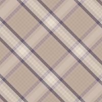 Tartan Plaid With Vintage Color Pattern. vector