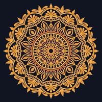 Decorative elements luxury ornament pattern gradient mandala design vector