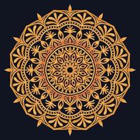 Decorative elements luxury ornament pattern gradient mandala design vector