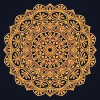 Decorative elements luxury ornament pattern gradient mandala design vector
