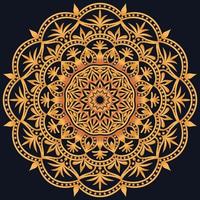 Decorative elements luxury ornament pattern gradient mandala design vector