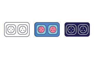 socket vector icon