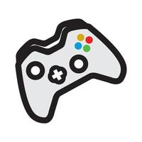 el mejor vector gamepad icono, logo ilustración modelo en un plano estilo. juego palanca de mando icono