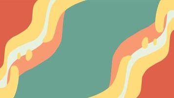 abstract background banner with waves concept vector