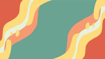 abstract background banner with waves concept vector