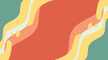 abstract background banner with waves concept vector