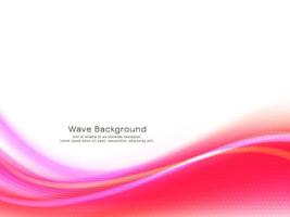 Abstract beautiful pink wave design background vector