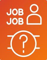 Job Vacancy Icon Style vector