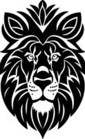 vector illustration of lion face