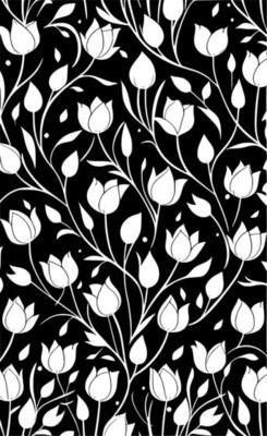 vector illustration of flower pattern background