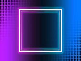 Neon Background with Frame Illustration photo