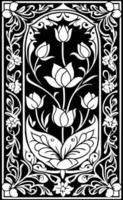 vector illustration of flower pattern background