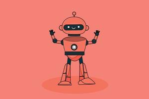 gratis vector linda artificial inteligencia robot isométrica icono