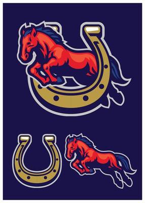 mustang mascot design