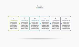 Presentation business infographic template vector