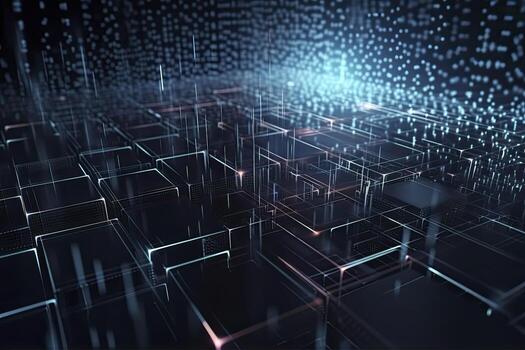 resumen tecnología grande datos antecedentes concepto. artificial inteligencia tecnología grande datos y la seguridad cibernética. transferir y almacenamiento de datos conjuntos, cadena de bloques, servidor. vistoso antecedentes foto