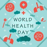 Vector world health day element perfect design poster