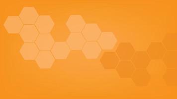 hexagon  orange wallpaper and background. honey comb vector