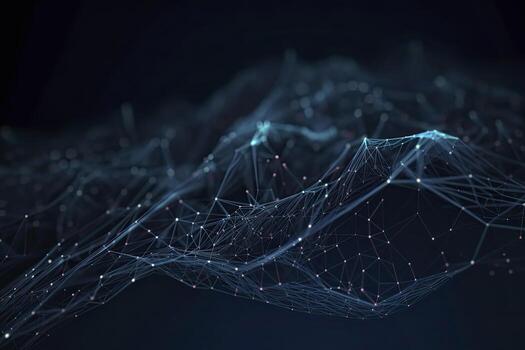 Abstract technology big data background concept. Artificial intelligence tech. Big data and cybersecurity. Transfer and storage of data sets, blockchain, server. Colorful background photo